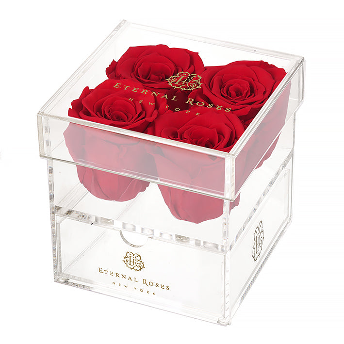 Madison Four Rose Keepsake Gift Box