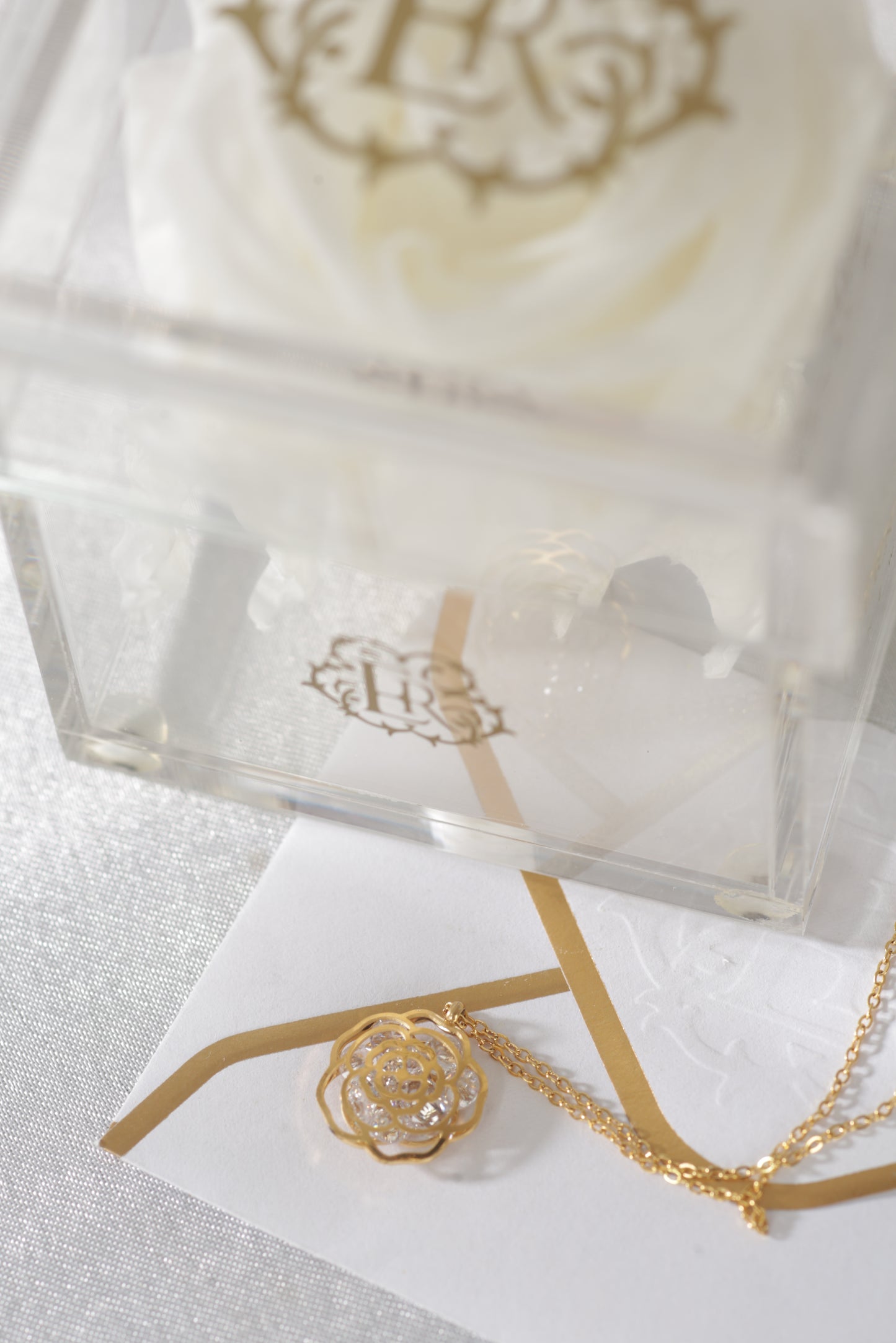 Eternal Love Rose Gold Necklace