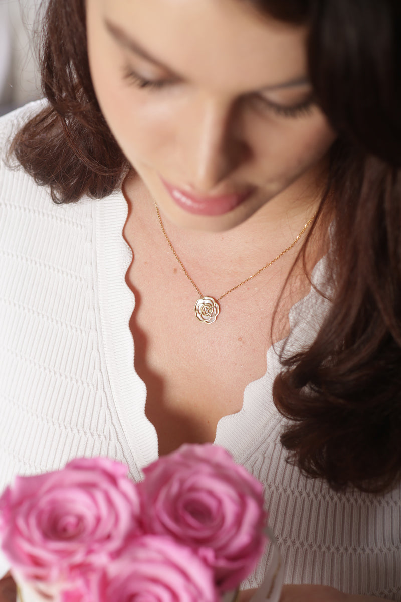 Handmade Rose Gold Necklace