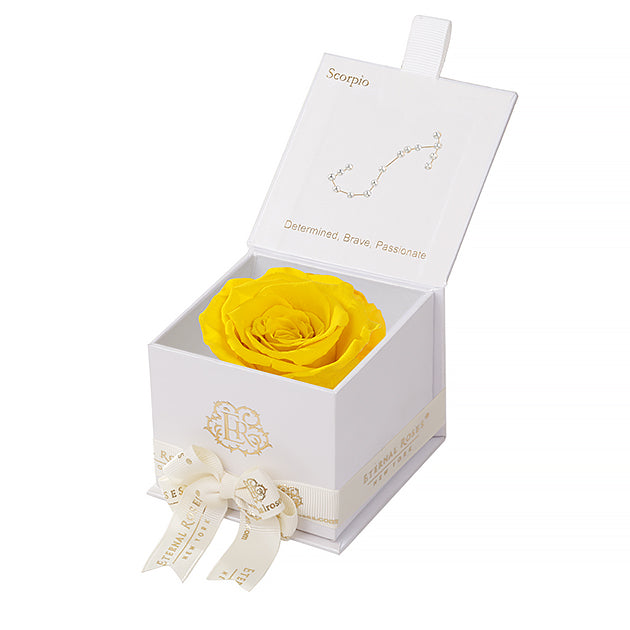 Eternal Roses Gift Box Scorpio White, Astor Collection - Eternal Roses CA