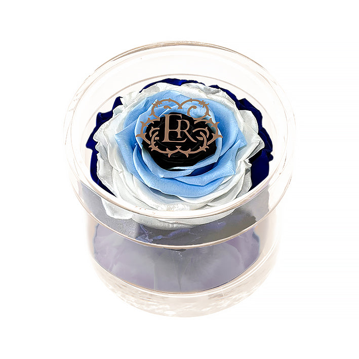 Eternal Roses Madison Round Acrylic Gift Box - Eternal Roses CA