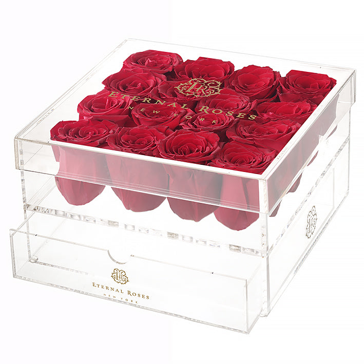 Eternal Roses Madison Sixteen Rose Gift Box - Eternal Roses CA