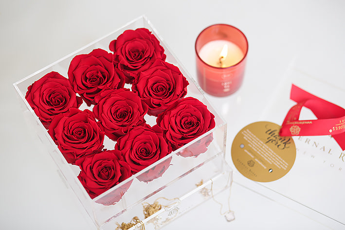 Eternal Roses Madison Nine Rose Gift Box