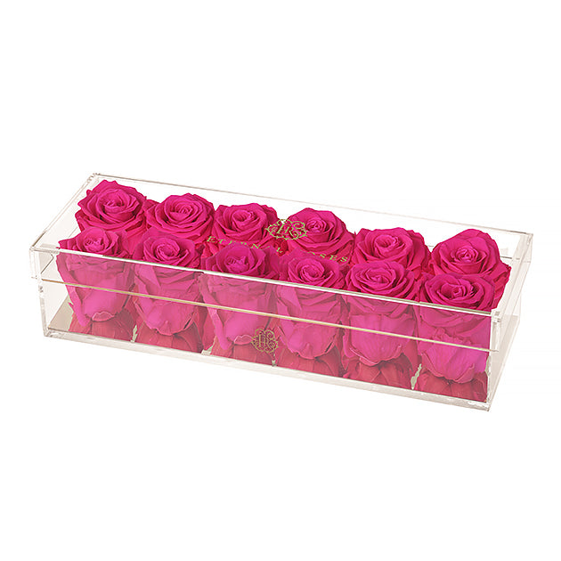 Madison Gold Twelve Roses Gift Box - Valentine's Day Special