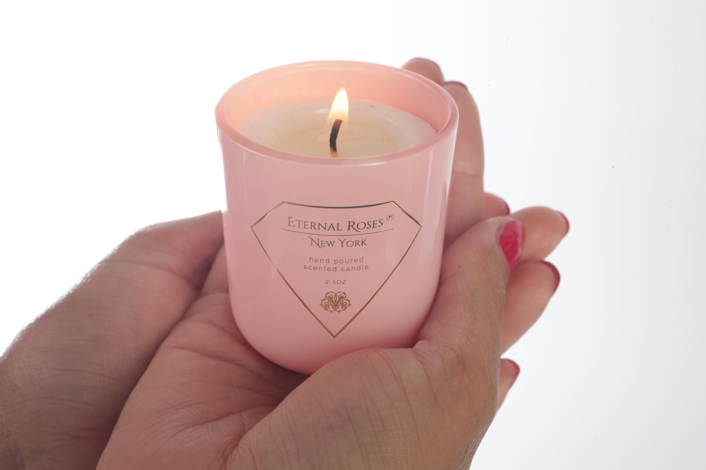 Soy Handmade Candles in Blush Blooms -Valentine's special