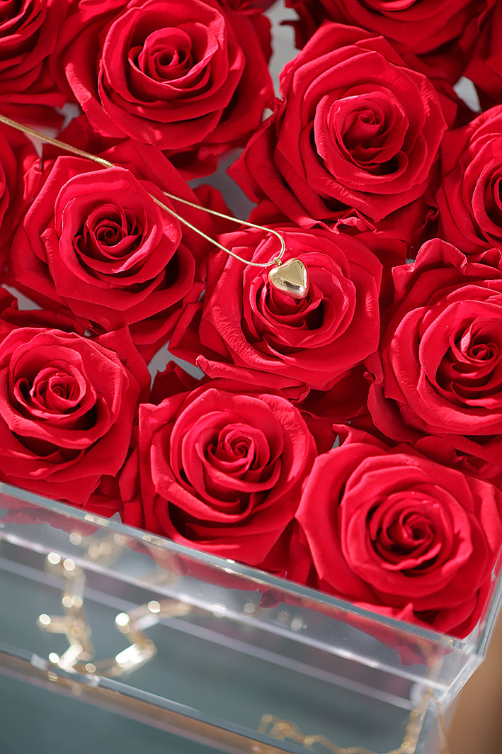 Eternal Roses Madison Sixteen Rose Gift Box - Eternal Roses CA