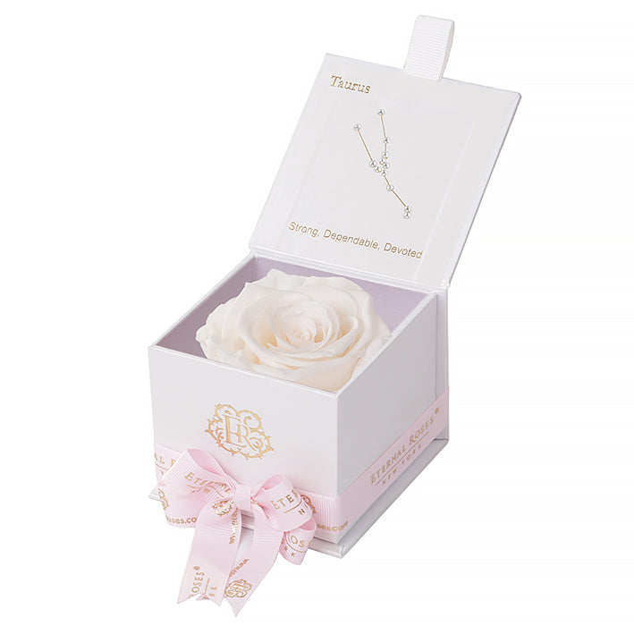 Eternal Roses Gift Box Taurus White, Astor Collection - Eternal Roses CA